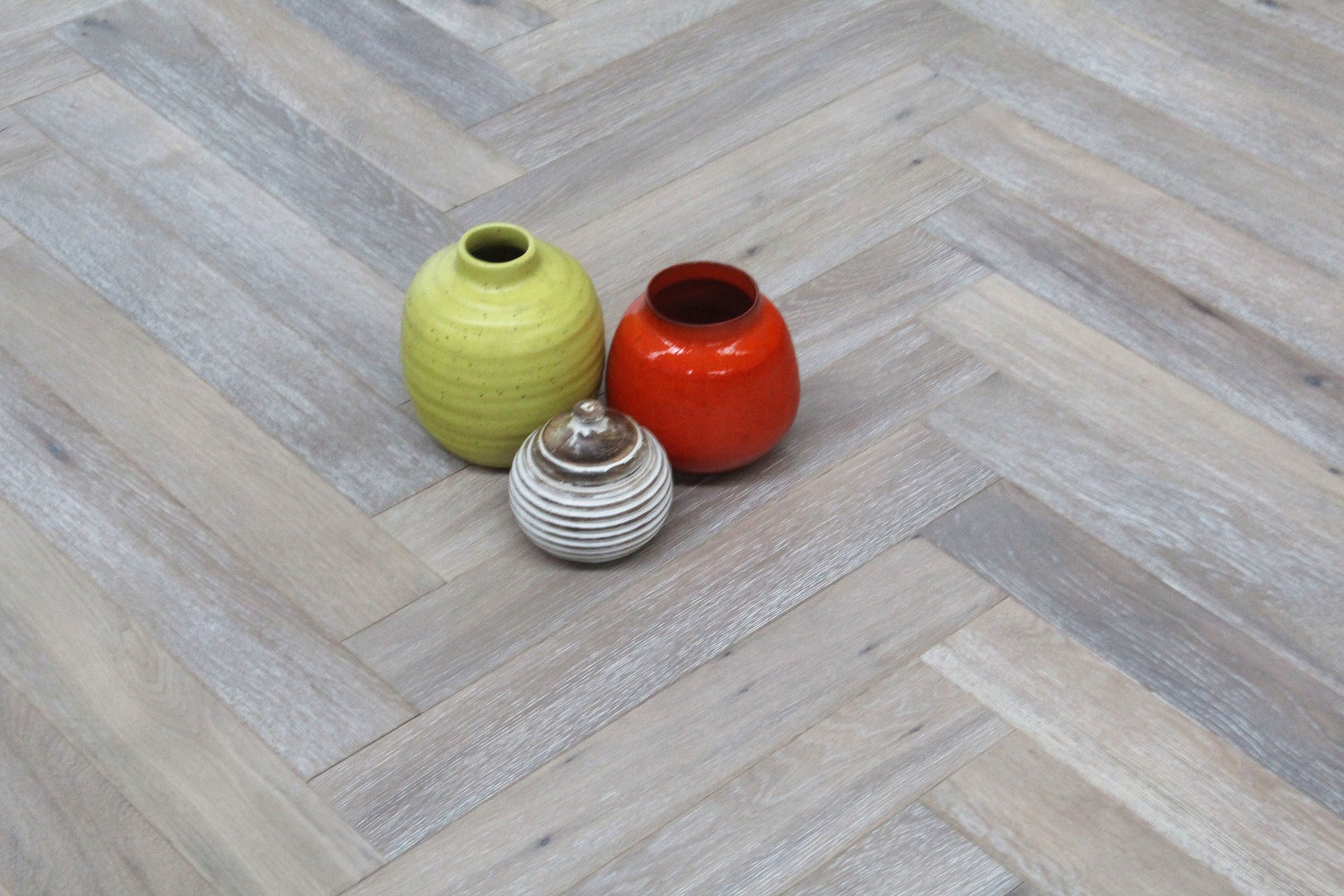 Oak Engineered Herringbone | Engineered Herringbone | Smoked,Brushed, White Oiled